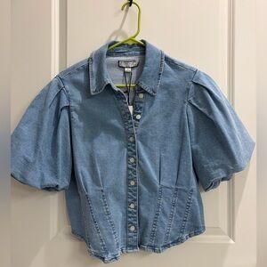 Bagatelle Light Blue Denim Button-Up Shirt